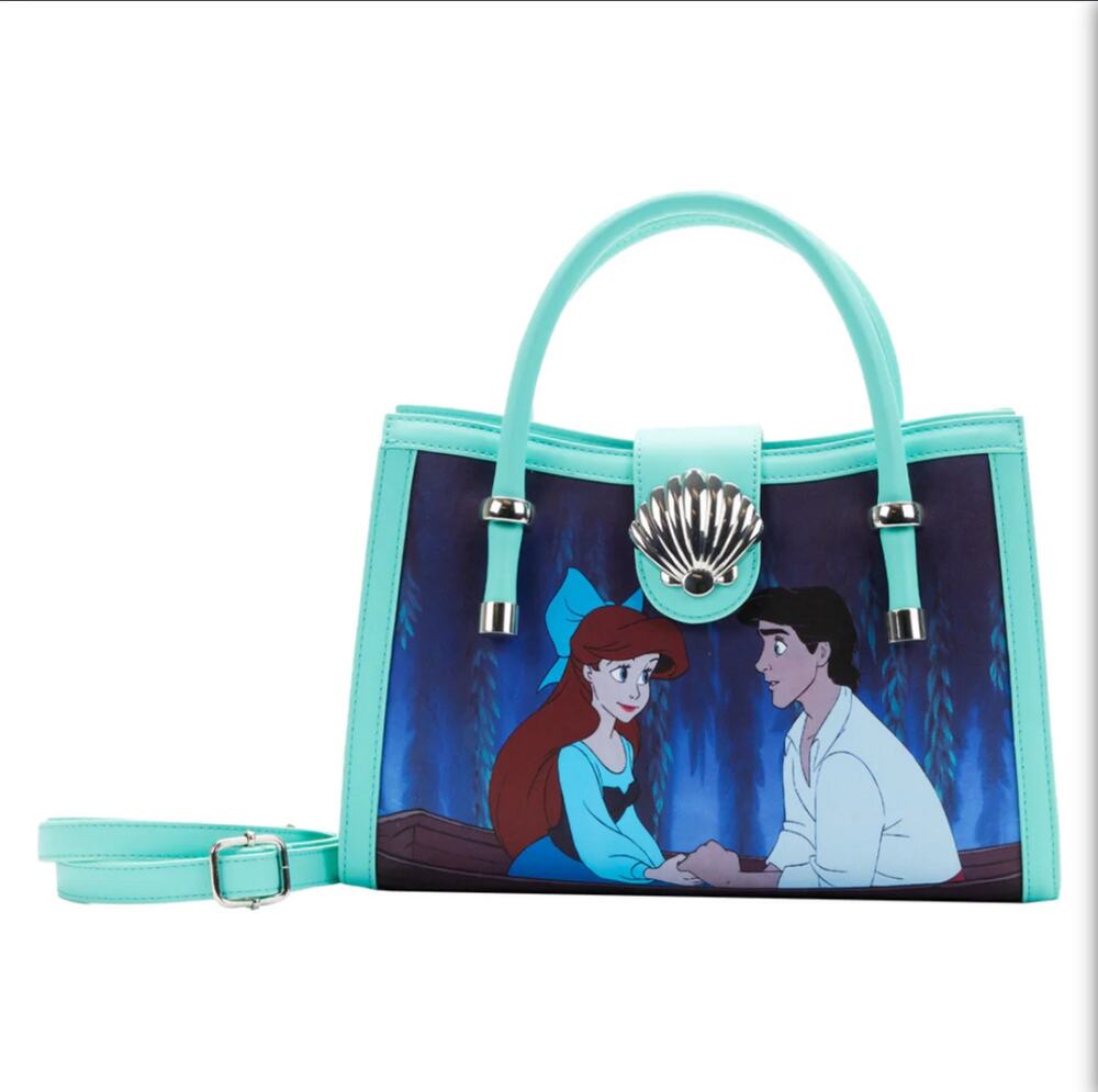 Disney Loungefly Little Mermaid Kiss the Girl Princess Series Crossbody Bag